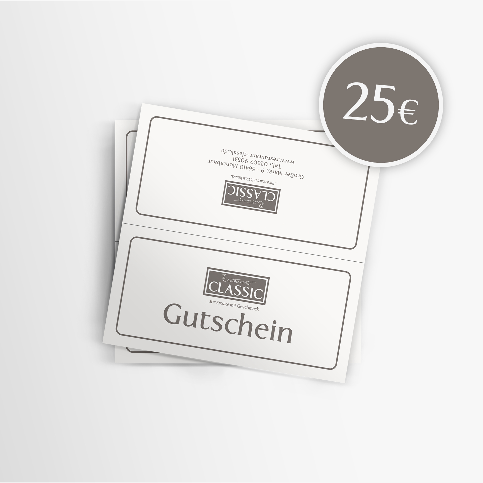 Gutschein 25€