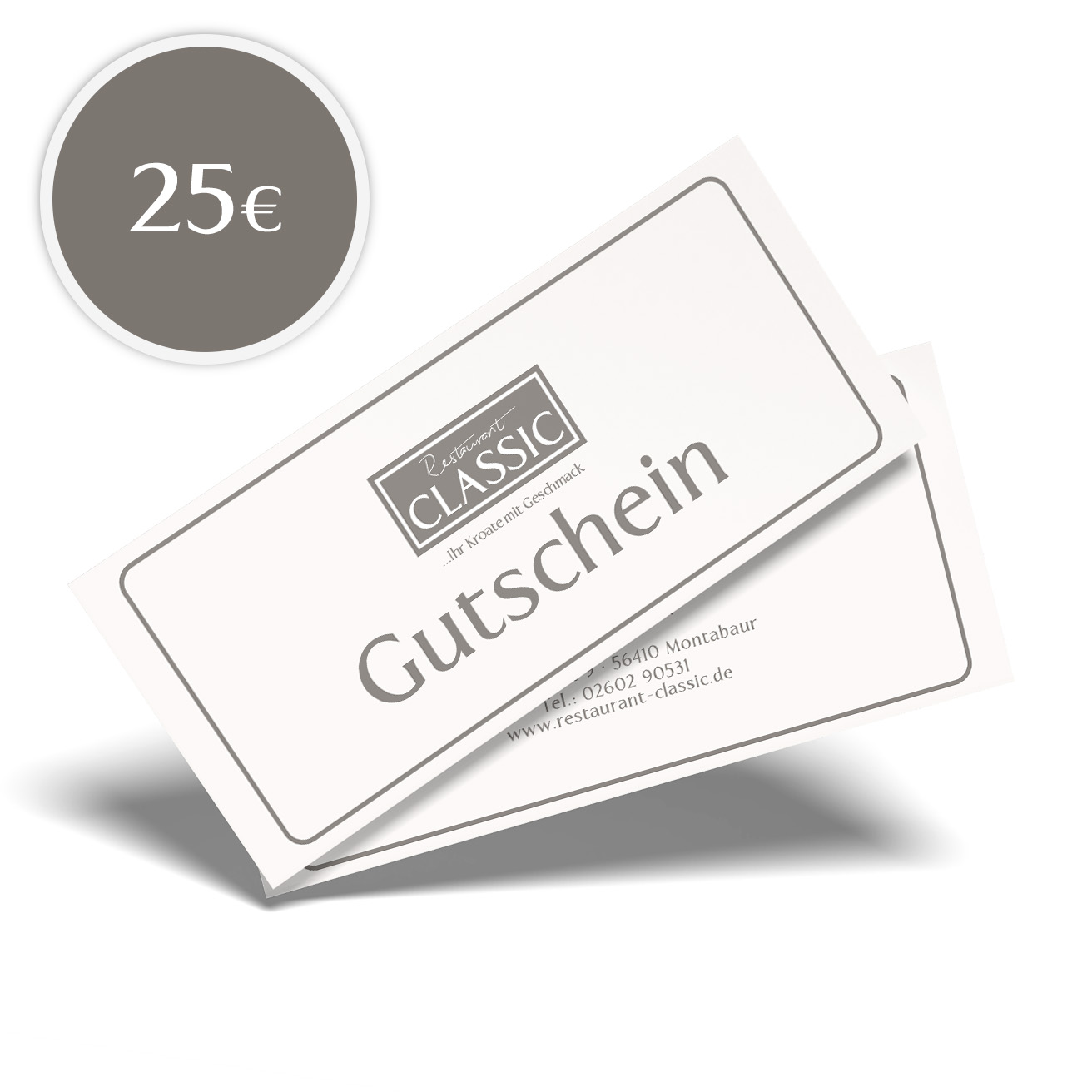 Gutschein 25€